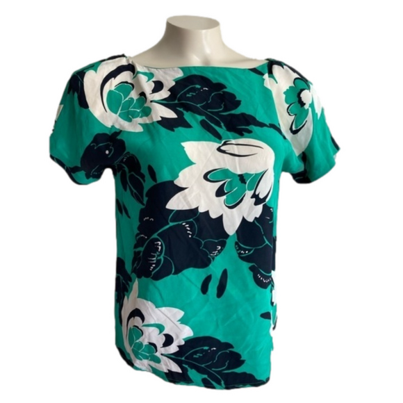 Oscar de la Renta Tops - MISS O by Oscar de larenta VTG silk blouse . SZ 6